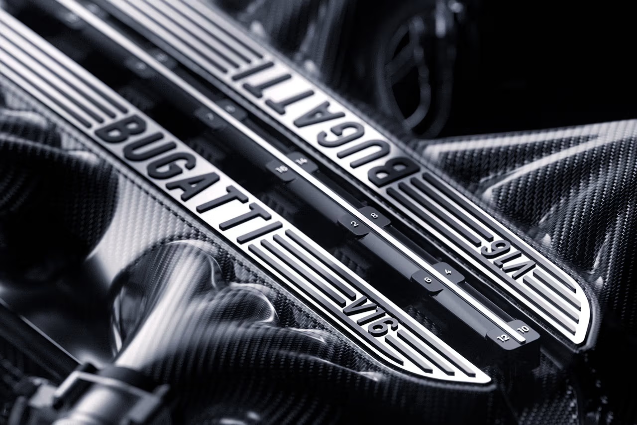Bugatti เผยทีเซอร์ไฮเปอร์คาร์รุ่นใหม่ ขุมพลัง V16 ไฮบริด