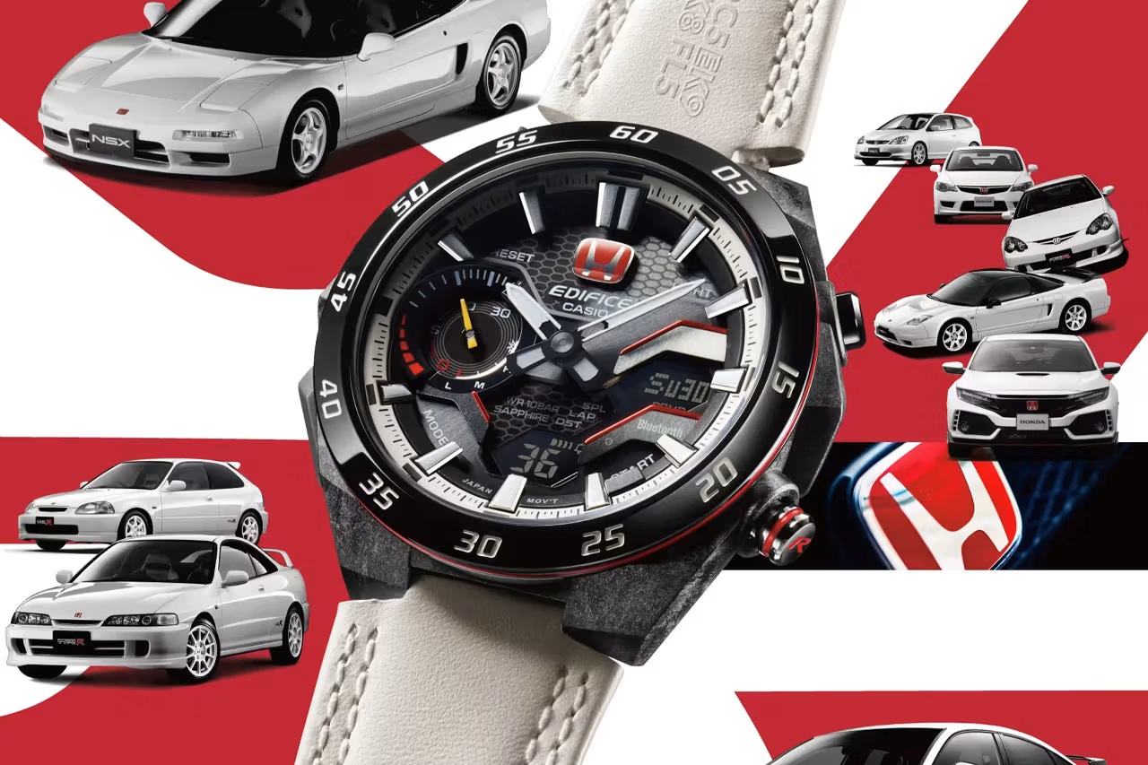 Casio เปิดตัวนาฬิกา EDIFICE WINDFLOW Honda TYPE R Edition