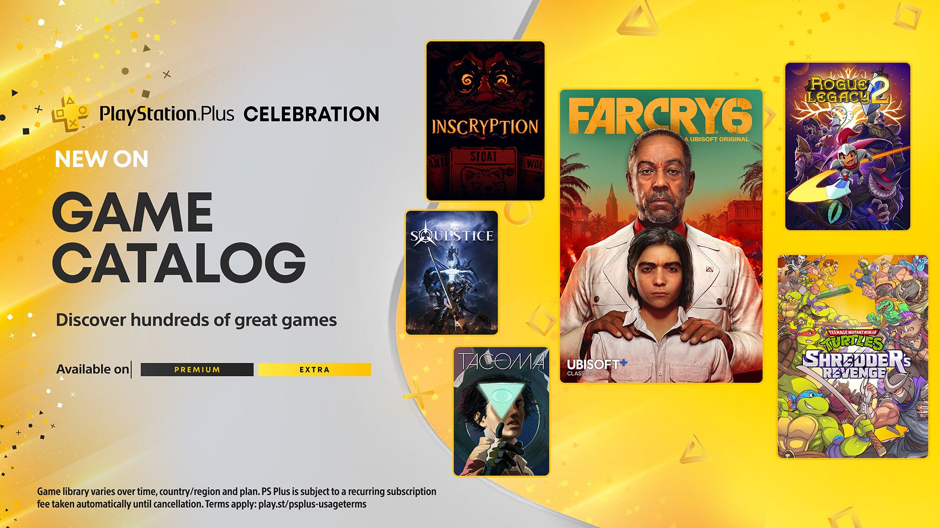 Far Cry 6, Rogue Legacy 2, Inscryption และอีกหลายๆเกมพร้อมเล่นได้ใน PS Plus Extra/Premium สัปดาห์หน้านี้