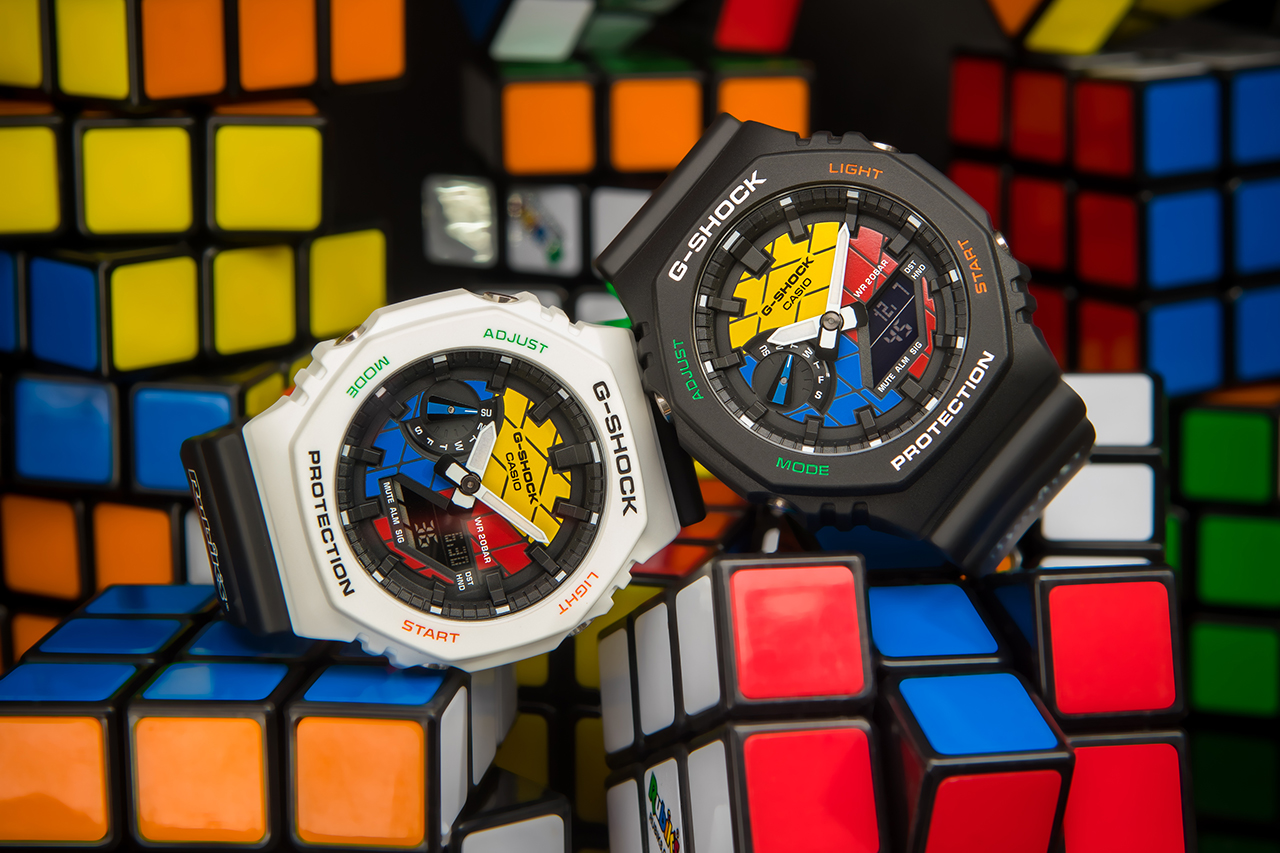 G-SHOCK ร่วมกับ Rubik's Cube ปล่อยนาฬิกาในโมเดล GA-2100 รุ่นลิมิเต็ดอิติชั่น