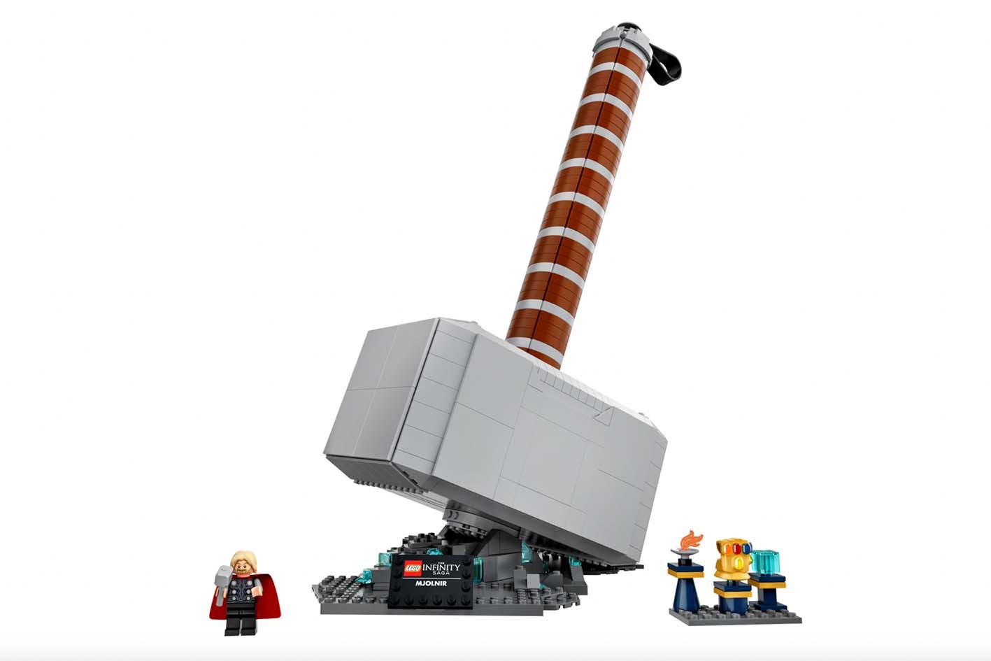 LEGO เปิดตัวชุดคิทค้อนโยเนียร์ "Thor's Hammer" ขนาด 18 นิ้ว