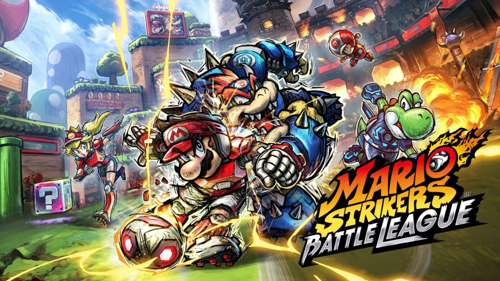 Mario Strikers: Battle League จะมีขนาดไฟล์เพียง 3 GB เท่านั้น