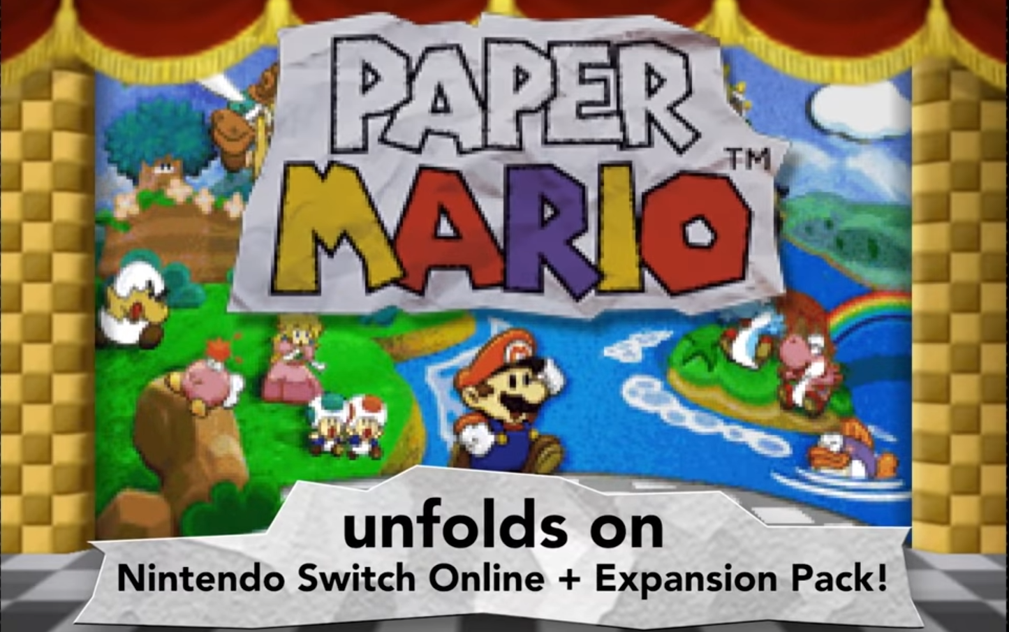 Paper Mario เกมล่าสุดจาก N64 ที่จะเข้ามาให้เล่นบน Nintendo Switch Online